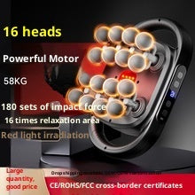 Electric Deep Tissue Massage Gun – 16-Head Muscle Relaxer for Full Body