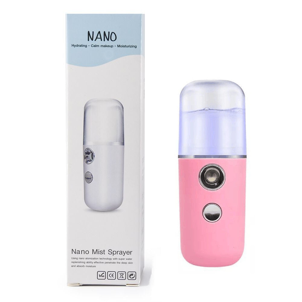 Portable USB Rechargeable Nano Mist Humidifier – Personal Rehydration & Skincare Spray Device