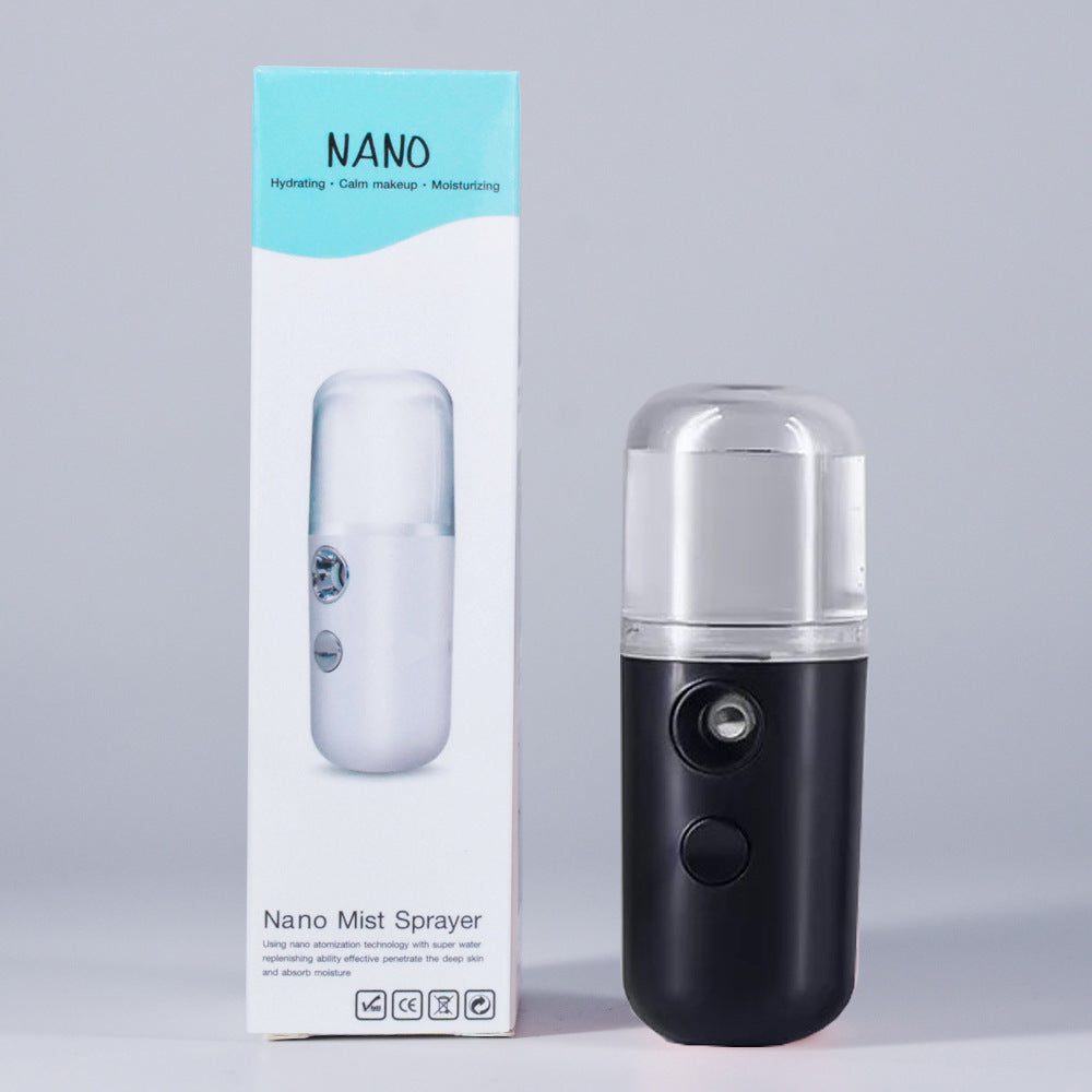 Portable USB Rechargeable Nano Mist Humidifier – Personal Rehydration & Skincare Spray Device