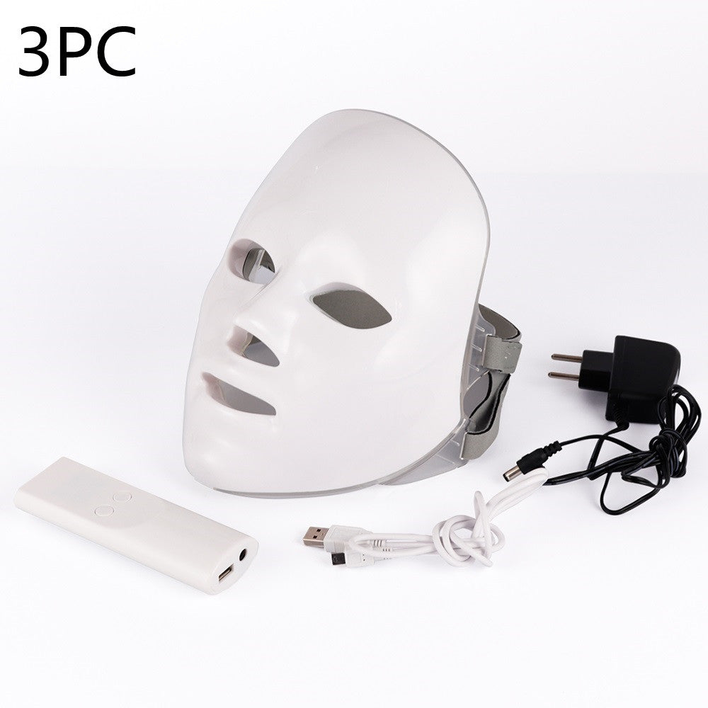 7-Color Photon LED Beauty Mask – Skin Rejuvenation & Facial Care Device