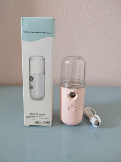 Portable USB Rechargeable Nano Mist Humidifier – Personal Rehydration & Skincare Spray Device