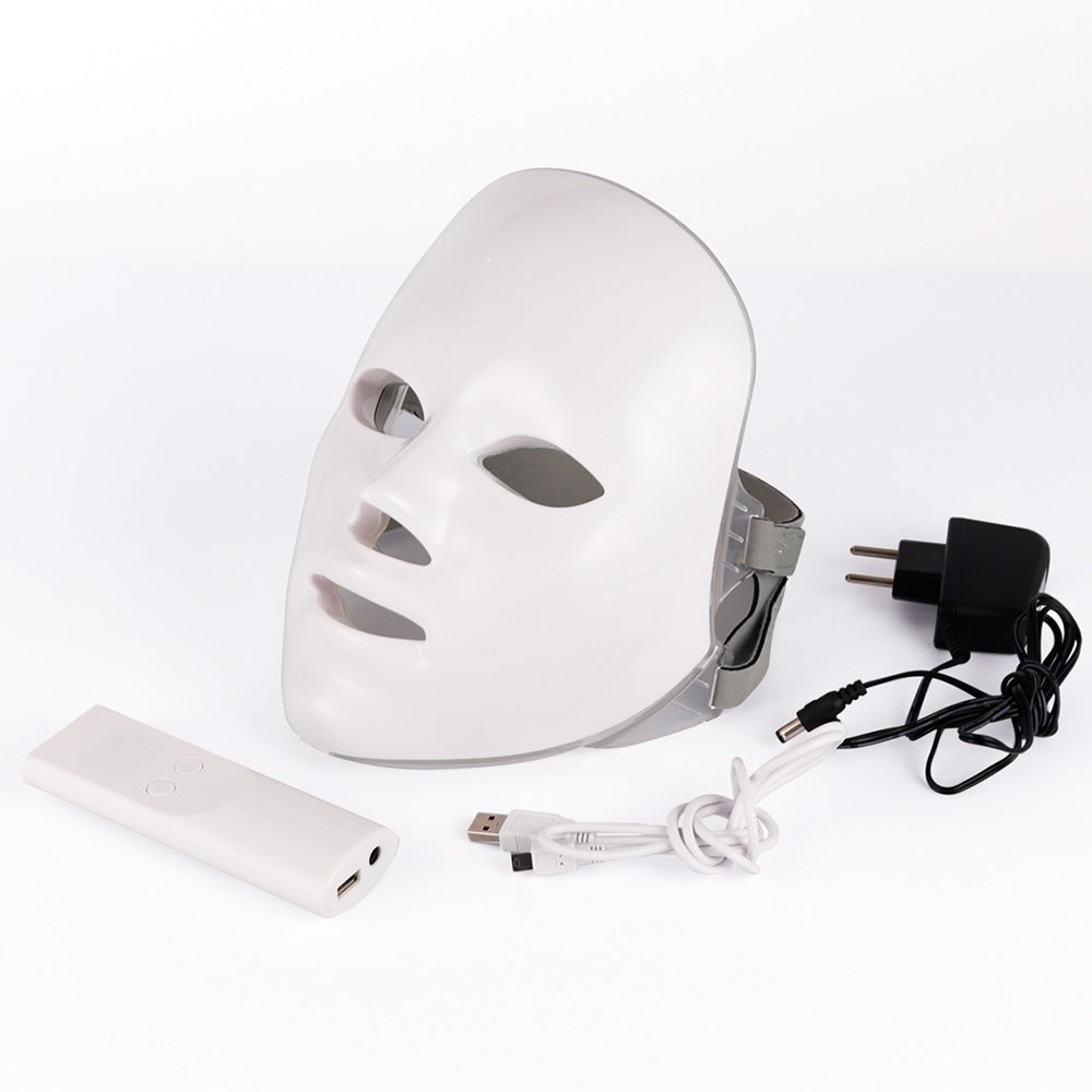 7-Color Photon LED Beauty Mask – Skin Rejuvenation & Facial Care Device