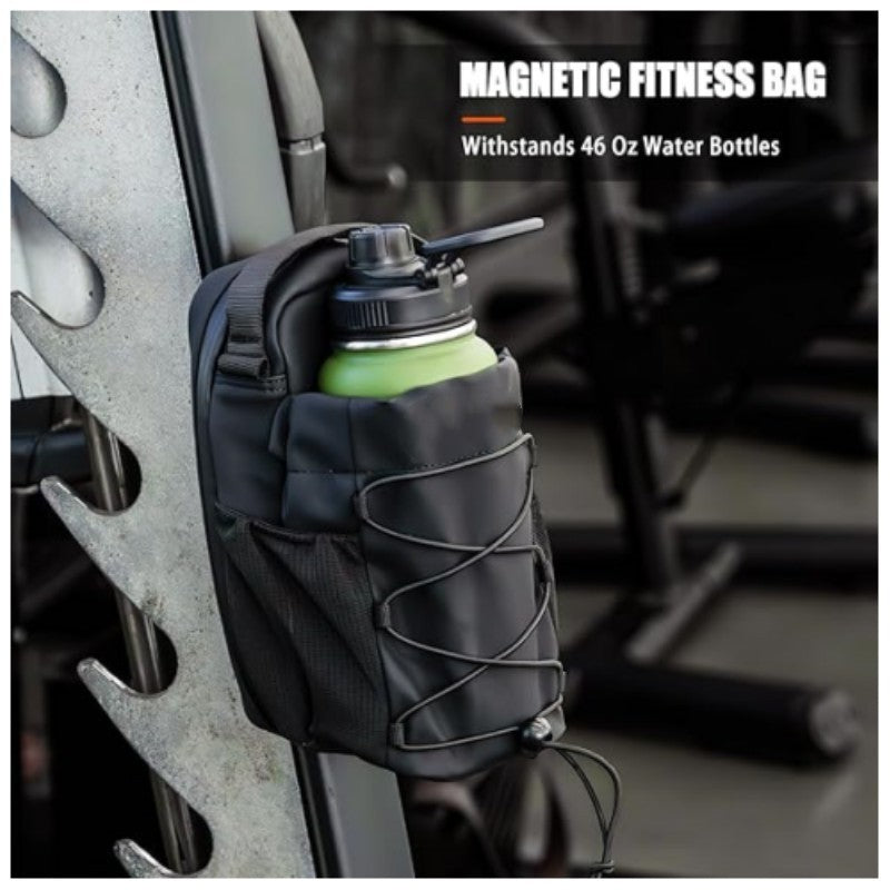 Magnetic Crossbody Gym Water Bottle Bag – Fitness Kettle Sling with Magnetic Attachment
