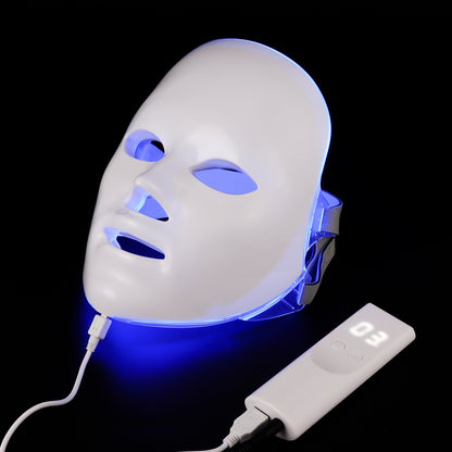 7-Color Photon LED Beauty Mask – Skin Rejuvenation & Facial Care Device