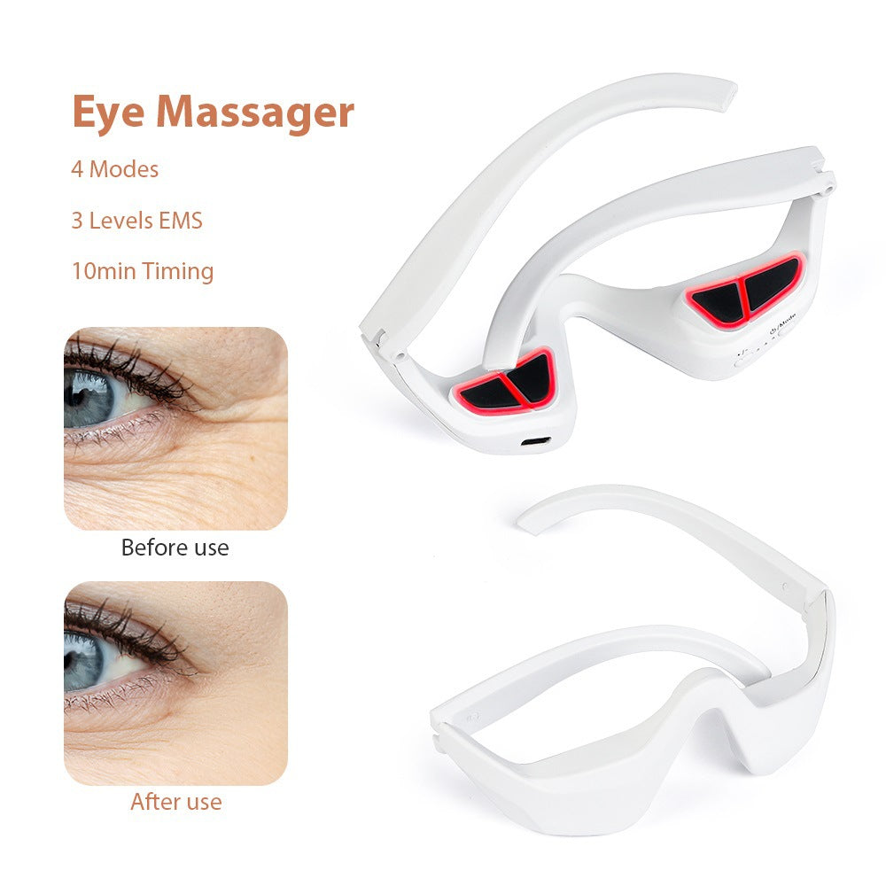 Eye Massager Glasses for Eye Fatigue Relief – Under-Eye Relaxation Massager