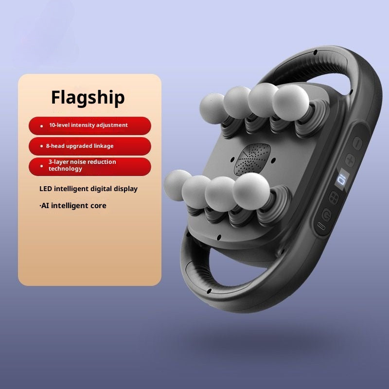 Electric Deep Tissue Massage Gun – 16-Head Muscle Relaxer for Full Body