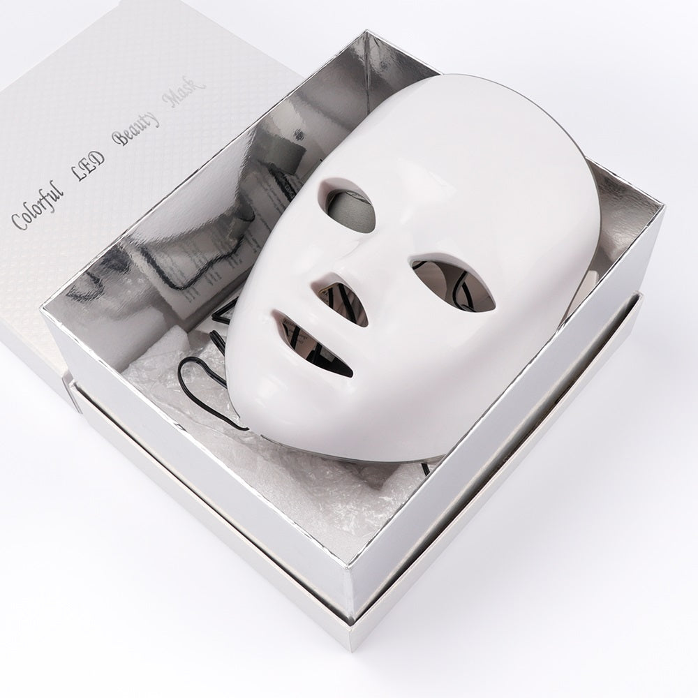 7-Color Photon LED Beauty Mask – Skin Rejuvenation & Facial Care Device