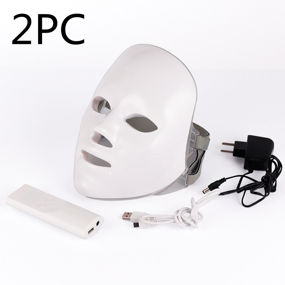 7-Color Photon LED Beauty Mask – Skin Rejuvenation & Facial Care Device