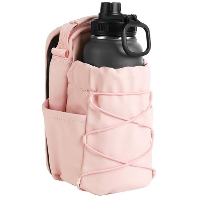 Magnetic Crossbody Gym Water Bottle Bag – Fitness Kettle Sling with Magnetic Attachment