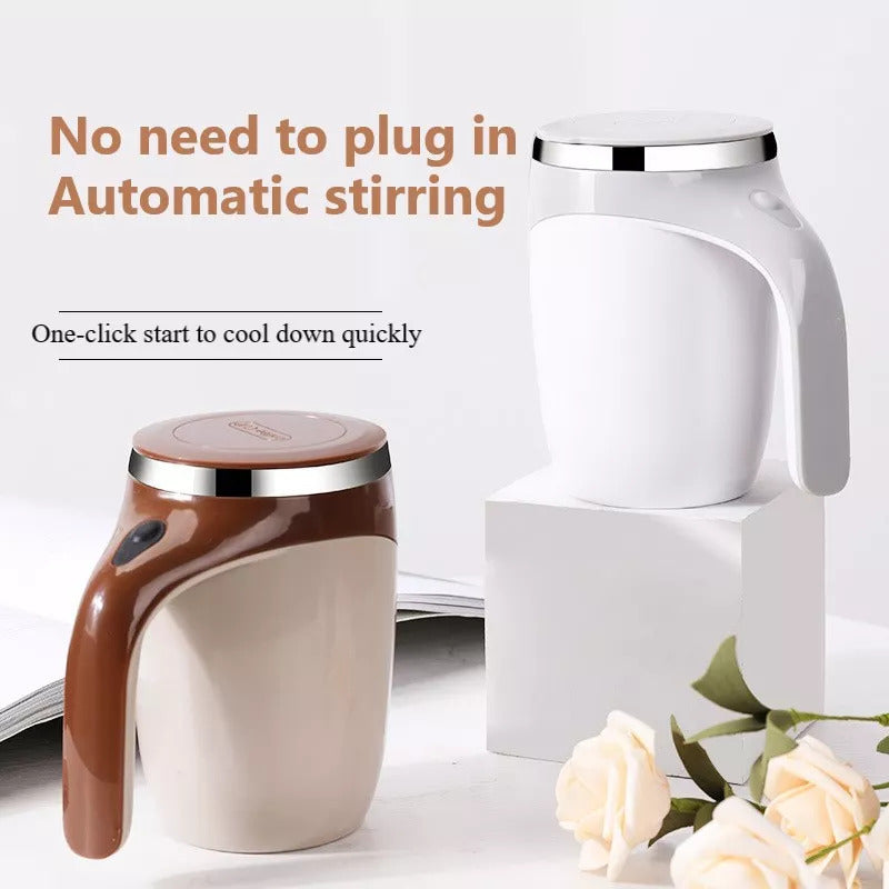 Rechargeable Automatic Self-Stirring Coffee Cup – Electric Magnetic Mixing Mug