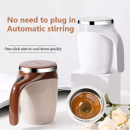 Rechargeable Automatic Self-Stirring Coffee Cup – Electric Magnetic Mixing Mug